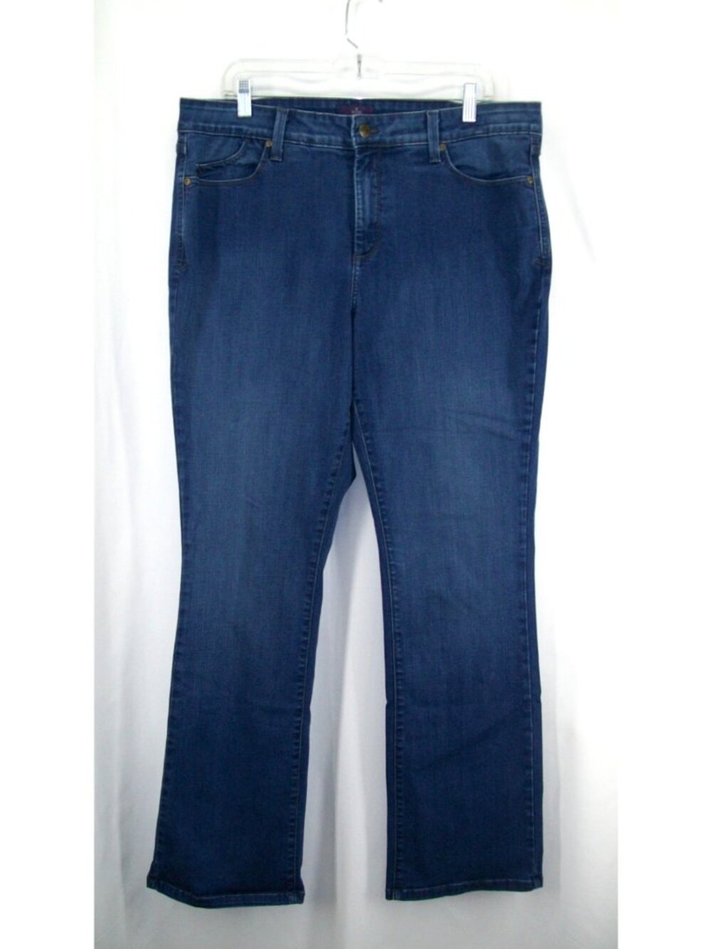 NYDJ Mini Boot Jeans 16W Bootcut Dark Wash High Rise Lift Tuck Stretch USA